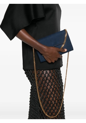 Stella McCartney Falabella chain-trim crossbody bag - Blue