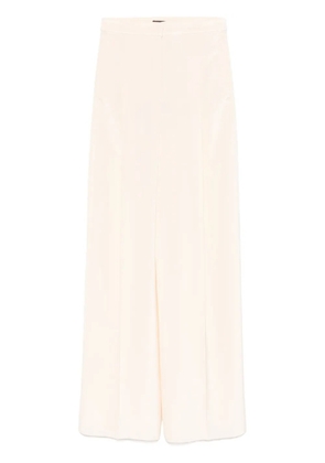 Max Mara crepe de chine trousers - Neutrals