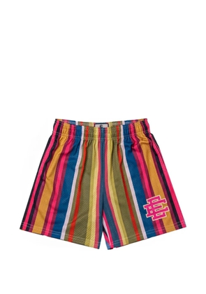 ERIC EMANUEL striped track shorts - Blue