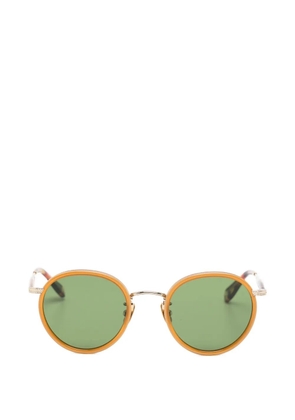 Garrett Leight Wilson X round-frame sunglasses - Gold