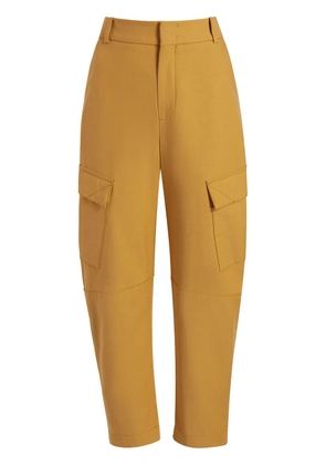 Another Tomorrow Curved cargo trousers - Yellow