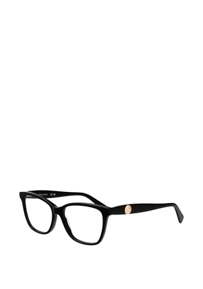 Longchamp logo-plaque square-frame glasses - Black