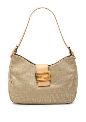 Fendi Pre-Owned 2000-2010 Zucchino Canvas shoulder bag - Neutrals
