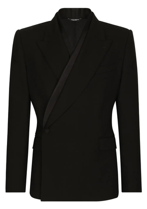 Dolce & Gabbana wrap-design blazer - Black