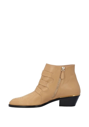 Chloé Vintage Susanna studded ankle boots - Neutrals