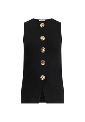 Altuzarra Happer button-up sleeveless top - Black
