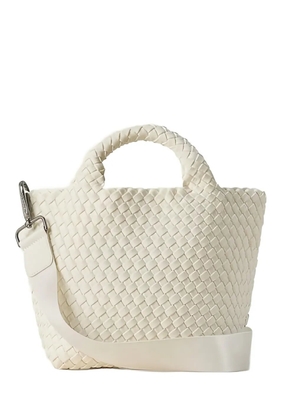 NAGHEDI small St. Barths woven tote bag - Neutrals