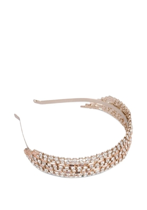 Rosantica crystal-embellished headband - Pink