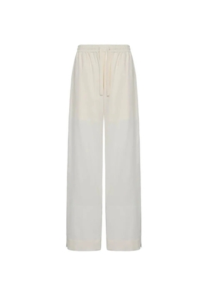 Umit Benan Michelle silk trousers - Neutrals