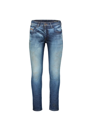 Diesel whiskering-effect jeans - Blue