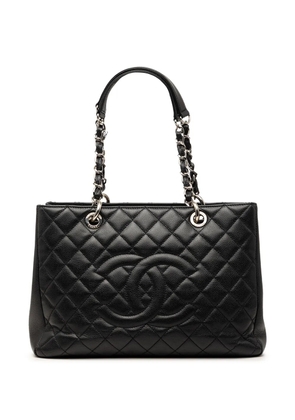 CHANEL Pre-Owned 2012-2013 Caviar Grand Shopping tote bag - Black