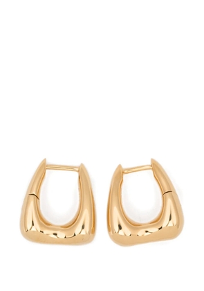 Maria Black Satchel Bend huggie earrings - Gold