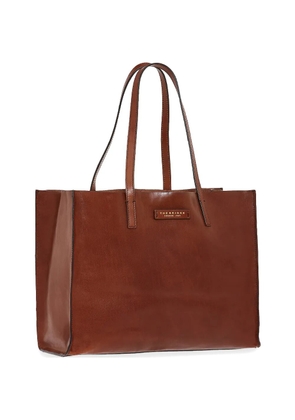 The Bridge leather tote bag - Brown