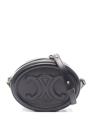 Celine Pre-Owned 2000s Triomphe Oval mini bag - Black