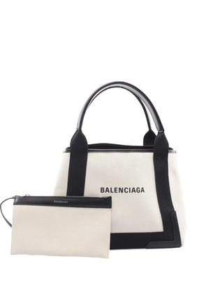 Balenciaga Pre-Owned 2000s S Navy Cabas tote bag - Neutrals
