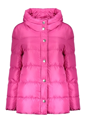 Moschino hooded quilted jacket - Pink