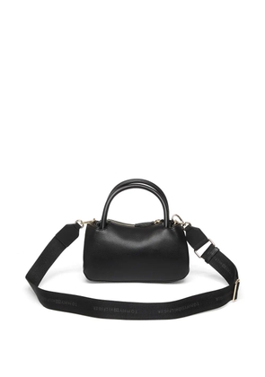 Tommy Hilfiger TH monogram repeat logo satchel bag - Black
