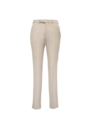 Zegna pressed-crease trousers - Neutrals