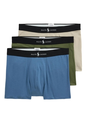 Polo Ralph Lauren logo-waistband boxers set - Blue