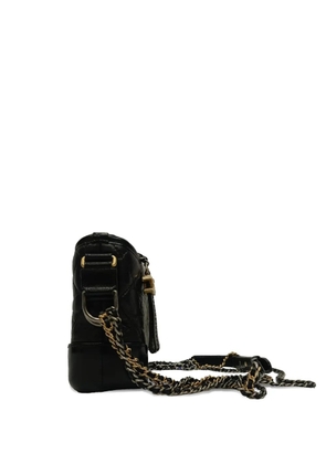 CHANEL Pre-Owned Gabrielle quilted shoulder bag - Black