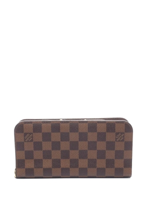 Louis Vuitton Pre-Owned 2009 Accordeon Damier Ébène wallet - Brown