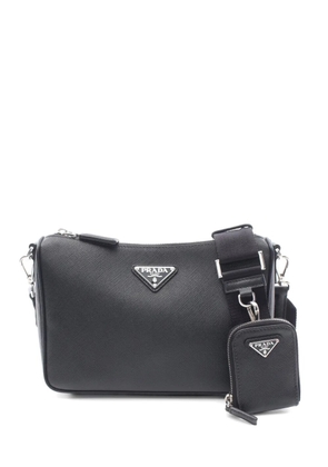 Prada Pre-Owned 2010s Saffiano Travel pouch shoulder bag - Black