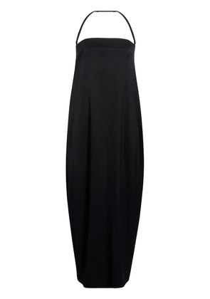 Another Tomorrow cocoon halterneck maxi dress - Black