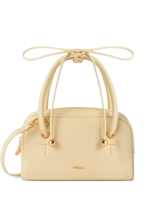 Furla Dome leather tote bag - Yellow