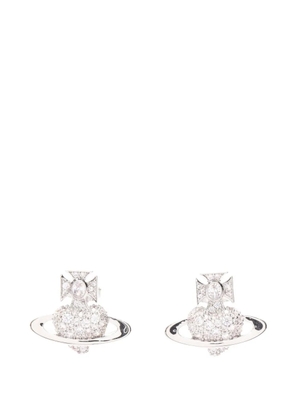 Vivienne Westwood Pre-Owned Agnatha rhinestone earrings - Silver