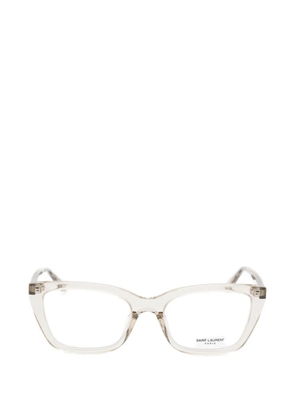 Saint Laurent Eyewear cat-eye frame glasses - White
