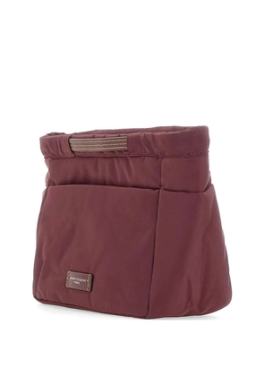 GIANNI CHIARINI BAGS in BAG contrast-stitching clutch bag - Red