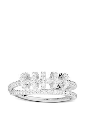 APM Monaco Double Piercing ring - Silver