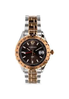 Versace GMT Greca 42mm watch - Brown