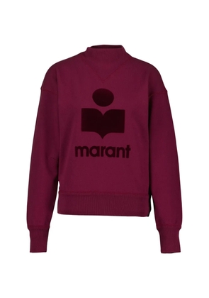 ISABEL MARANT Moby logo-print sweatshirt - Red
