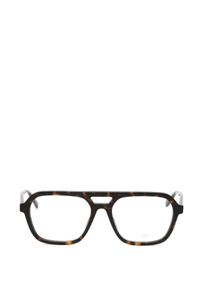 Saint Laurent Eyewear pilot-frame glasses - Brown