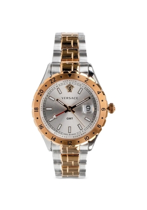 Versace GMT Greca 42mm watch - Silver
