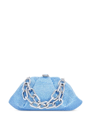 Judith Leiber Gemma crystal-embellished clutch bag - Blue