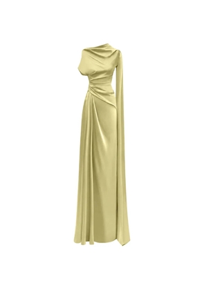 Gemy Maalouf asymmetrical draped dress - Green