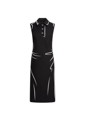 Moschino sleeveless midi dress - Black