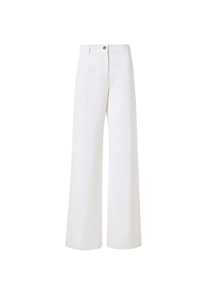 Akris Finnian wide-leg jeans - White