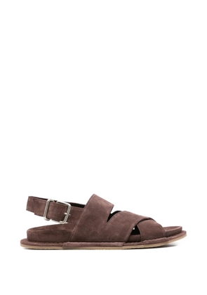 Vic Matie Sense buckled crossover-strap sandals - Brown