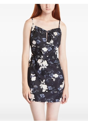 WASTED Mazzy floral-print mini dress - Black