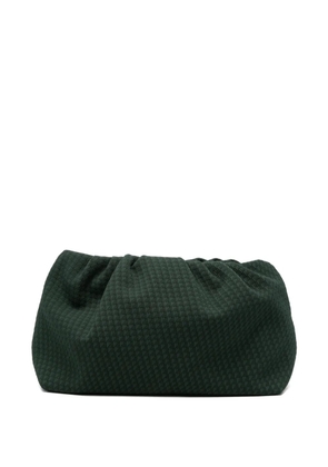ERES geometric-pattern clutch bag - Green