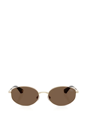 Burberry Eyewear oval-frame sunglasses - Gold