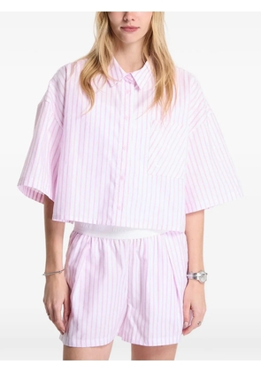 Nike Chill Poplin striped shirt - White