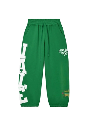Vale Lego logo-patch track pants - Green