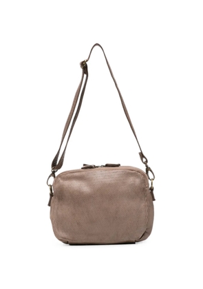 SOMMET Arlo Petalino leather shoulder bag - Neutrals