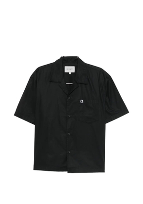 Carhartt WIP Kendry logo-embroidered short-sleeve cotton shirt - Black