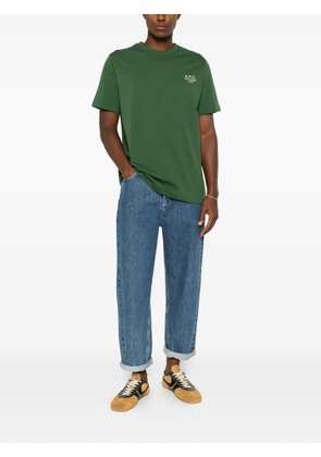 A.P.C. Rue Madame logo-print crew-neck T-shirt - Green