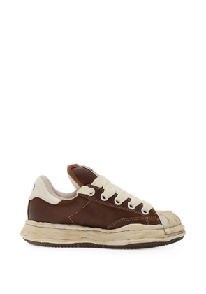 Maison MIHARA YASUHIRO Blakey Puffer OG brushed sneakers - Brown